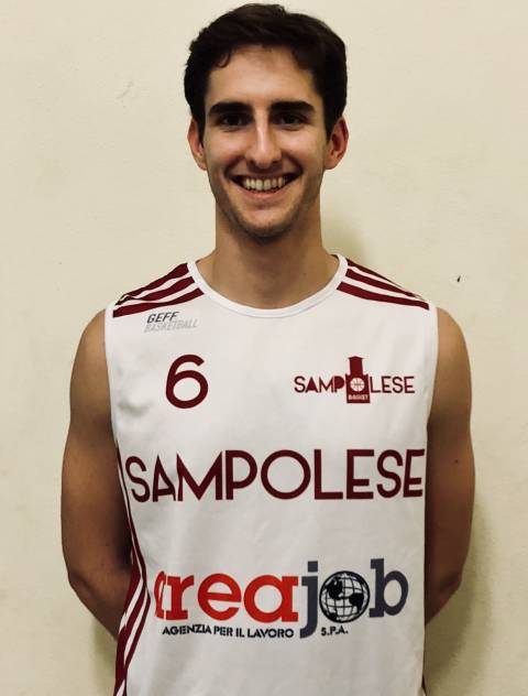 Federico Minardi - Sampolese Basket [Serie D Maschile Emilia Romagna  2017/18] | GIOCATORE PALLACANESTRO EMILIA ROMAGNA @PLAYBASKET.IT